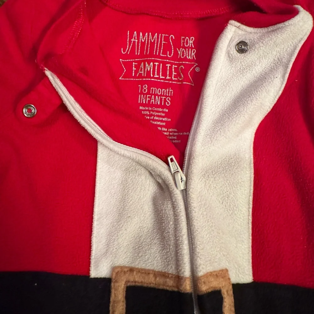 🎄🎅 Red Santa-18M Christmas One Piece